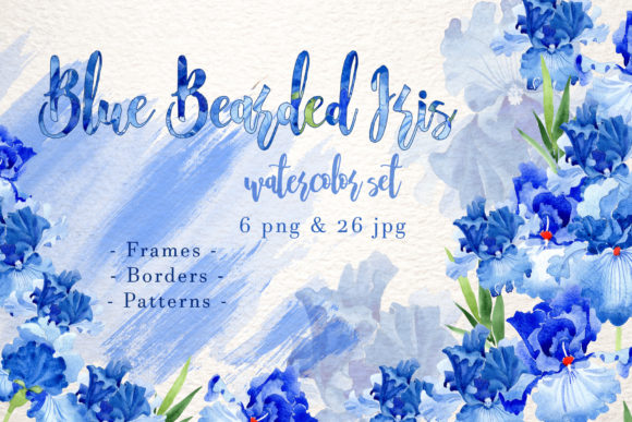 Blue Bearded Iris Watercolor Set Review