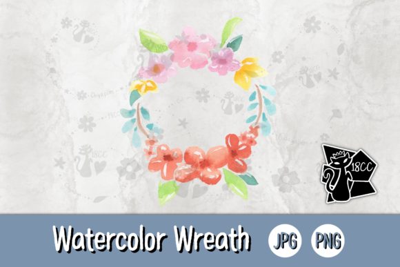 Watercolor Wreath: A Review of These Illustrations